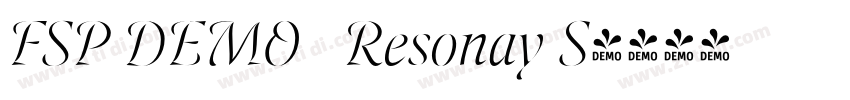 FSP DEMO   Resonay S字体转换